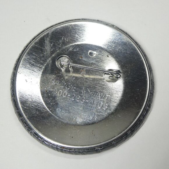 UFO United Flying Octogenarians Pinback Button 80s Pilot Vintage Pin - Picture 3 of 3